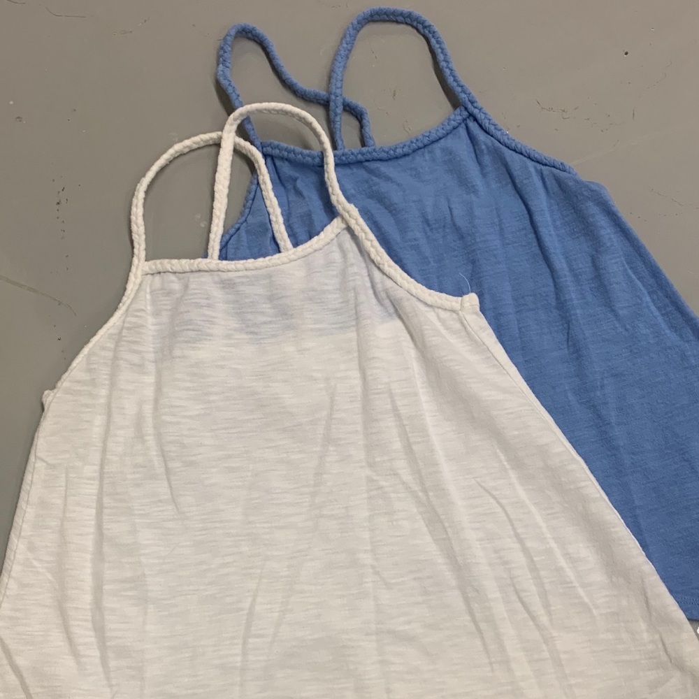 Old Navy set of 2 braided tanks.  Size M.